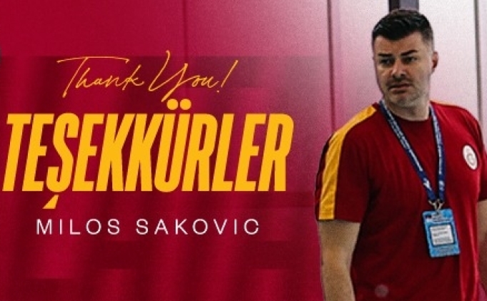 Galatasaray Kadn Sutopu Takm'nda Milos Sakovic dnemi sona erdi